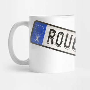 Rough Cutt - License Plate Mug